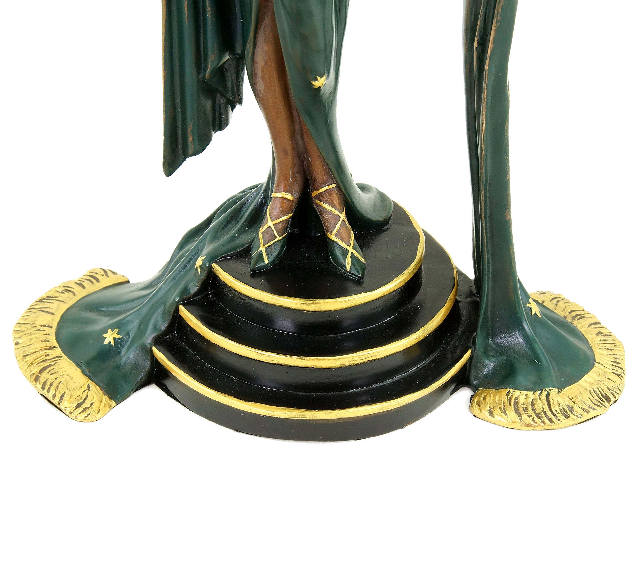Art Deco Bronze - Tänzerin von Ferdinand Preiss - Französische Revuetänzerin - Bronzestatue - Zwanziger Jahre Skulptur - Höhe: 43 cm - 100% Bronze - Vintage - Dekofigur - Kunst online kaufen