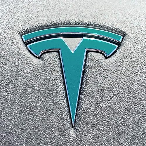 Miniatura 10 de Custom Cut Graphics Calcomanía de logotipo para Tesla Model S, Nosecone, juego de 14 piezas (verde brillante)