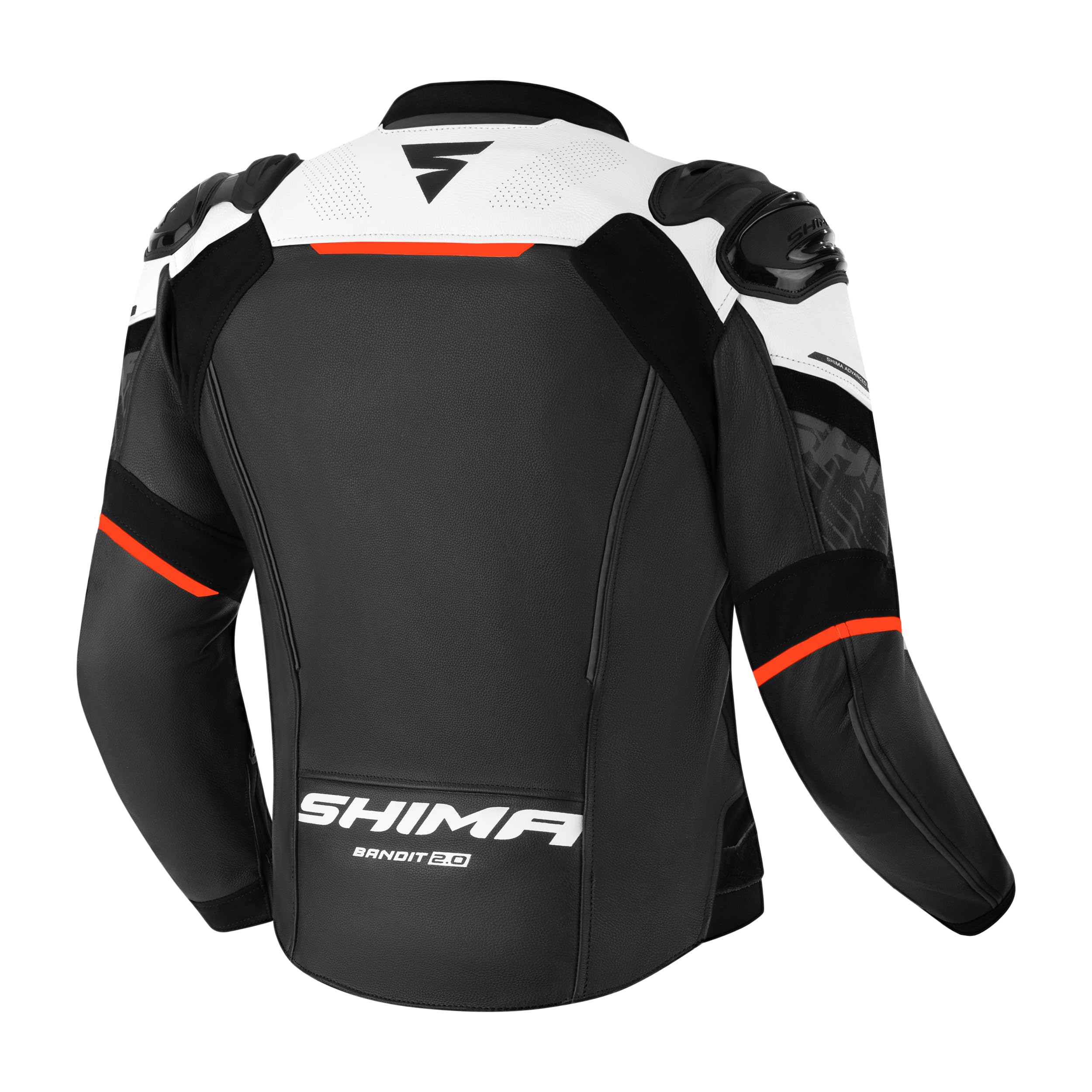 SHIMA Bandit 2.0 Chaqueta Pantalon Moto Hombre AirForce Protector Espalda Cuero Traje de Moto Motociclista Chaquetas