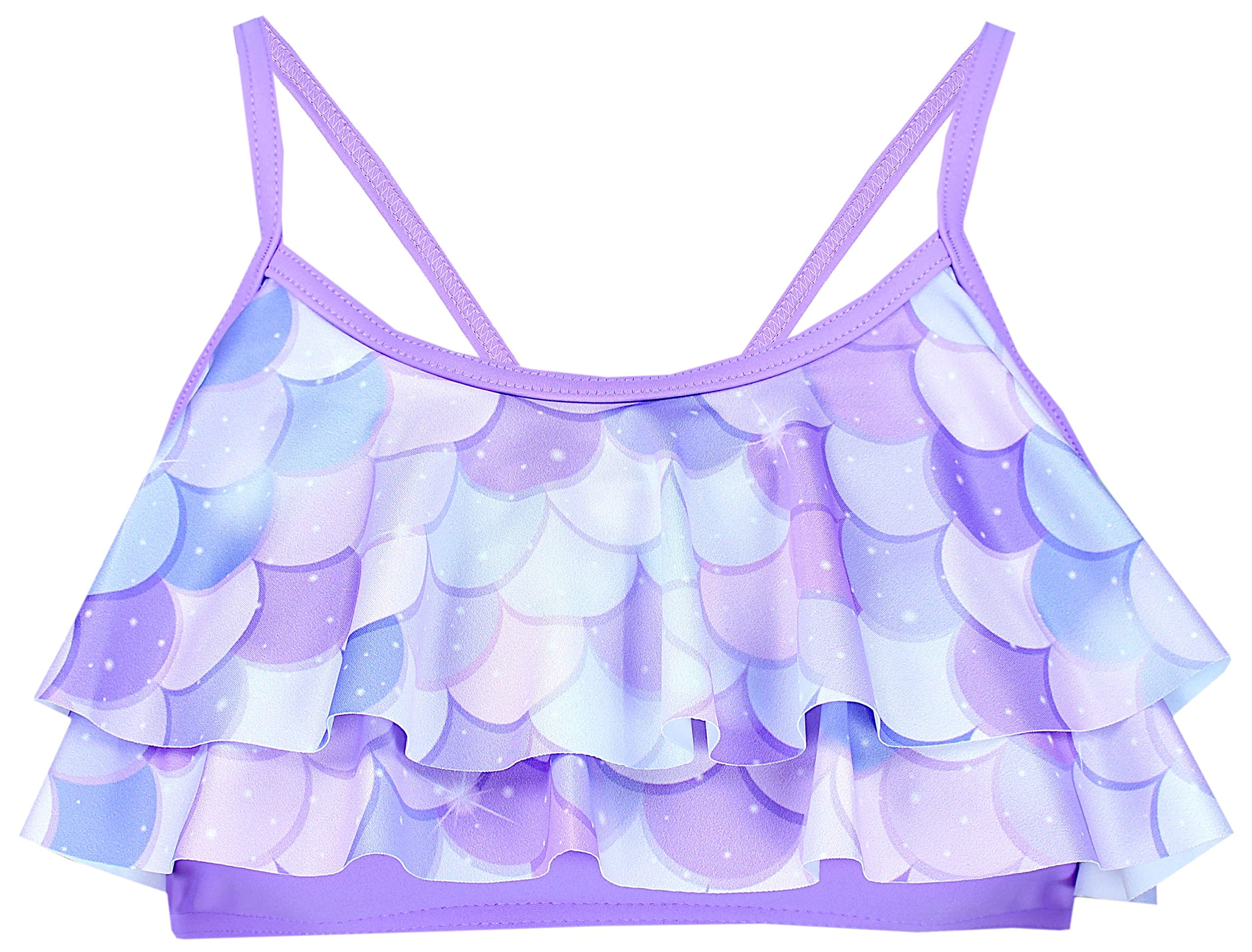 Aquarti Girls Costume da Bagno Bustier Bikini Set Bambine e Ragazze Due Pezzi