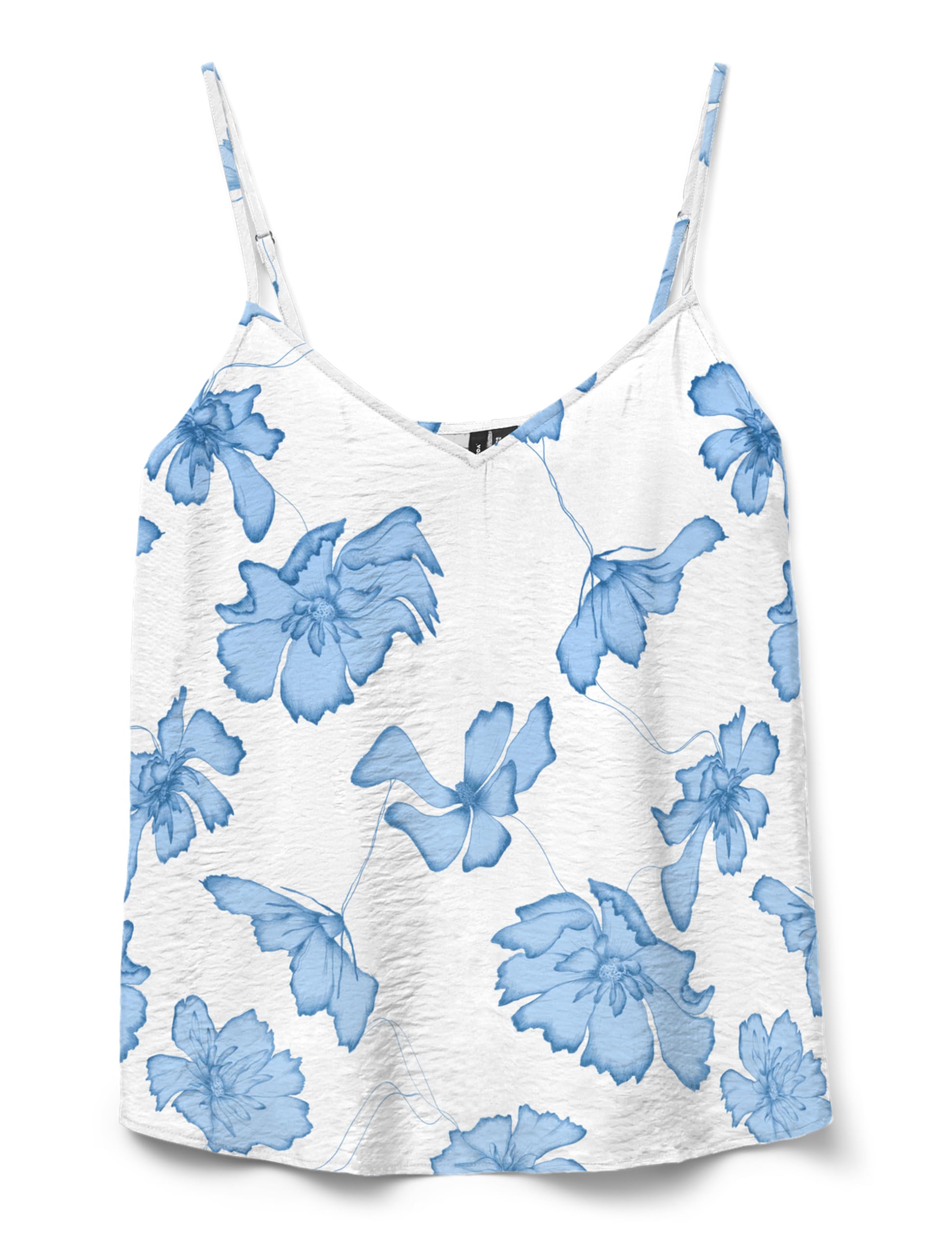 VERO MODA Women's Vmjosie Singlet Top WVN Ga S Snow White