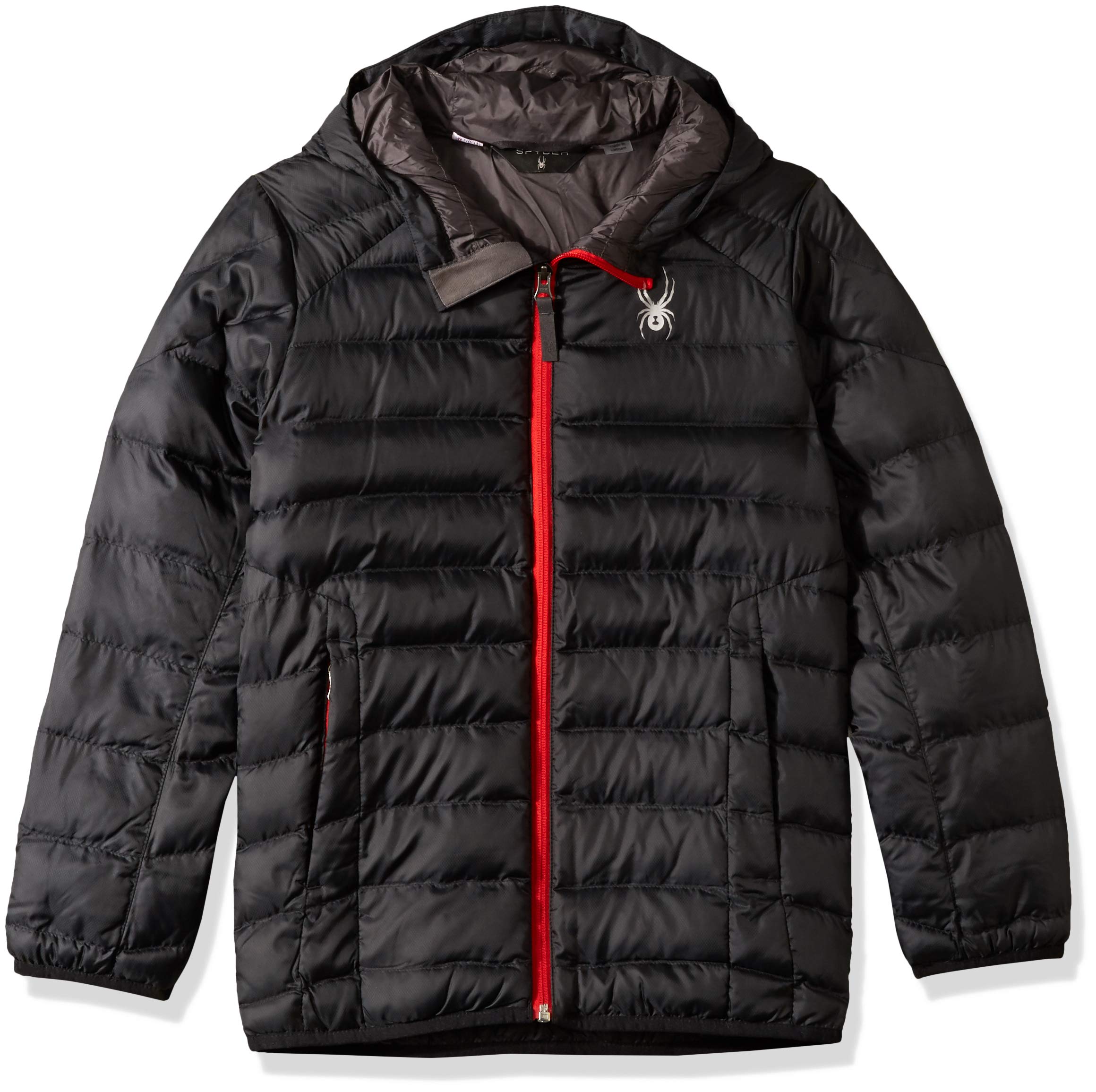 Spyder Długa kurtka zapinana Chłopcy Spyder Boys' Geared Hoody Synthetic Down Jacket