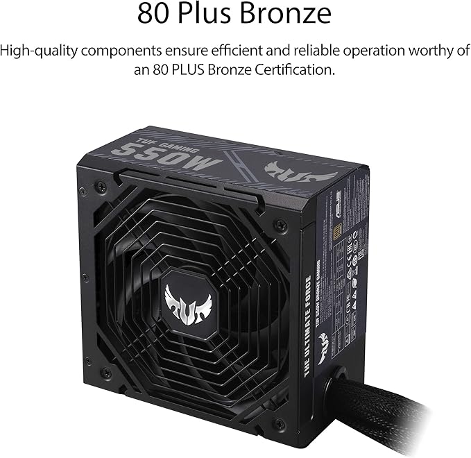ASUS TUF Gaming 550W Bronze Fuente de Poder ATX miniatura 4