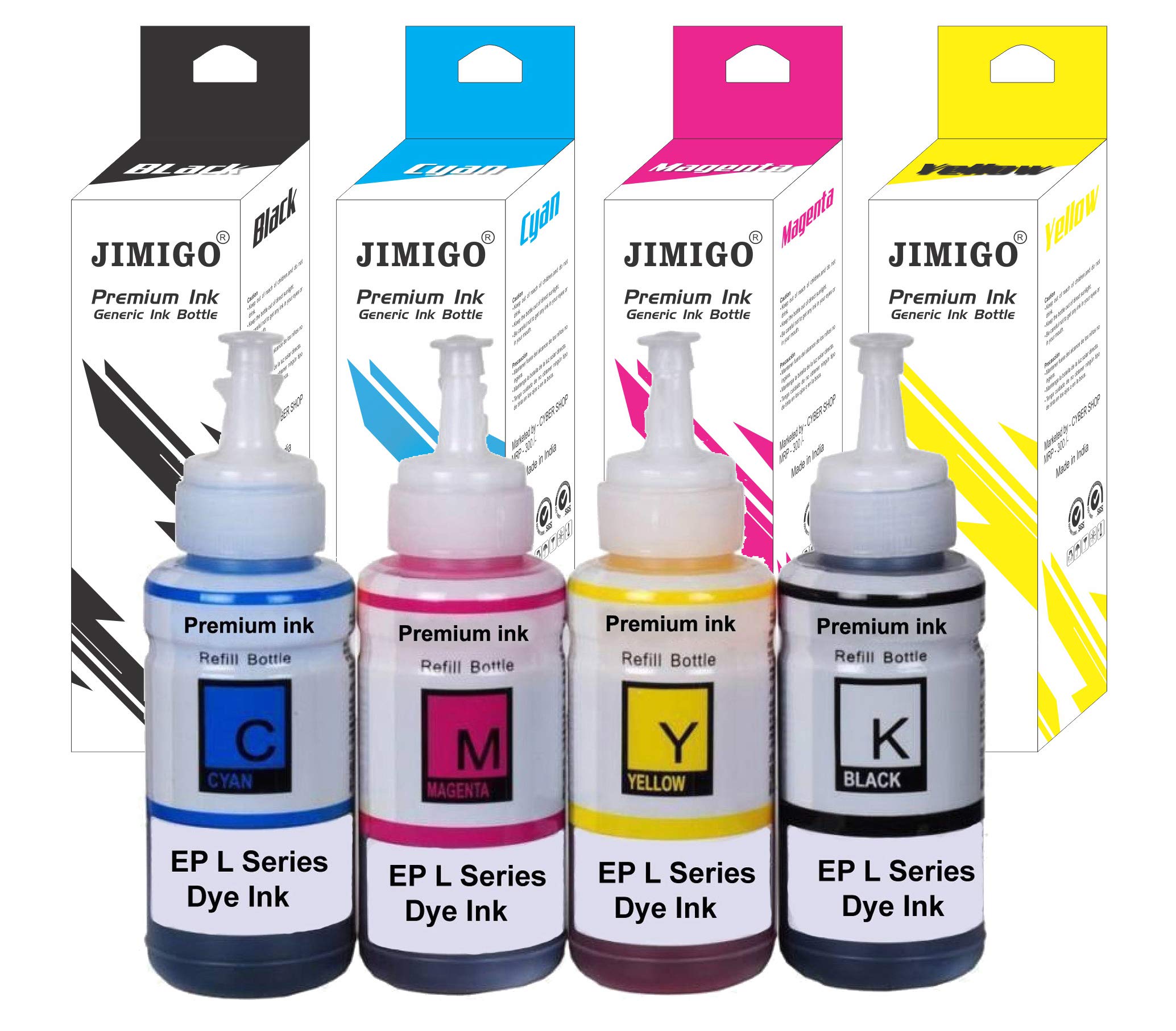 JIMIGO Ink Refill for Epson T664 Compatible Eco Tank L1300,L310,L361,L380,L405,L565,L365,L485,L220,L360,L130,L655 (4 Color) (B083BJ5VNL) Amazon Price History, Amazon Price Tracker