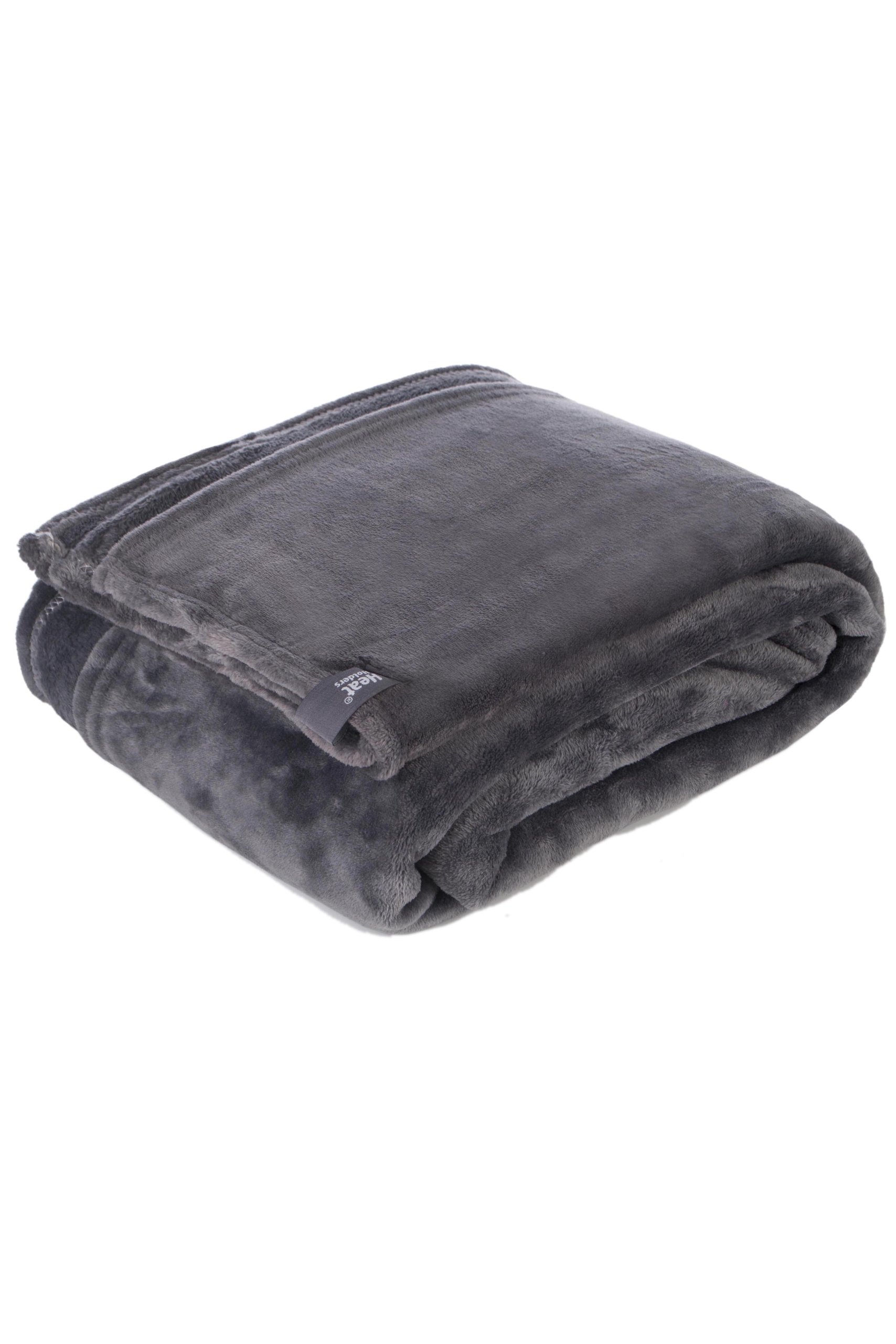 Luxury Fleece Thermal Blanket/Throw 180cm x 200cm - Antique Silver