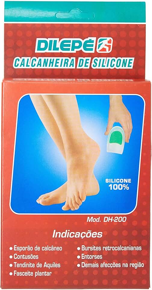 Dilepé Calcanheira De Silicone Para Esporão Pequeno Silicone