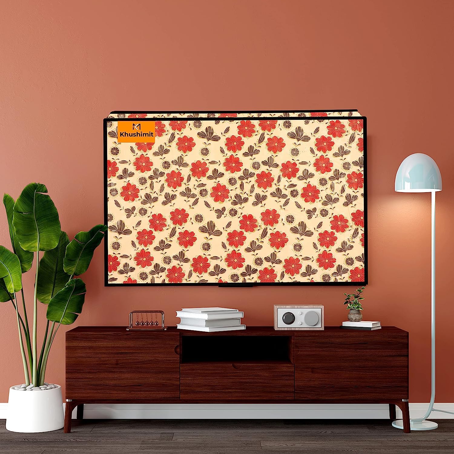 Khushimit® LED LCD Smart TV Cover Comes with Transparent 30 MM Polythene Layer Dust Free Polyvinyl Chloride Printed Water/Oil proof Fabric Used Compatible for All Brand TV (43 Inch)Model No. KM _43003 (B0BSLQXNH9) Amazon Price History, Amazon Price Tracker
