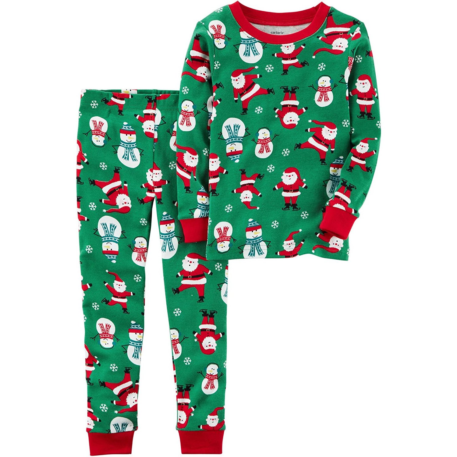 Carter's Boys' 12M-12 2 Piece Christmas Snug Fit Cotton Pajamas 12 Months
