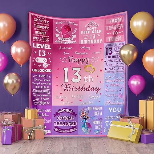 Miniatura 2 de Ownxhbc Regalos de cumpleaños 18 para niñas, idea de regalo de cumpleaños 18 para hija y hermana, manta de 18 años para niñas, regalos de cumpleaños