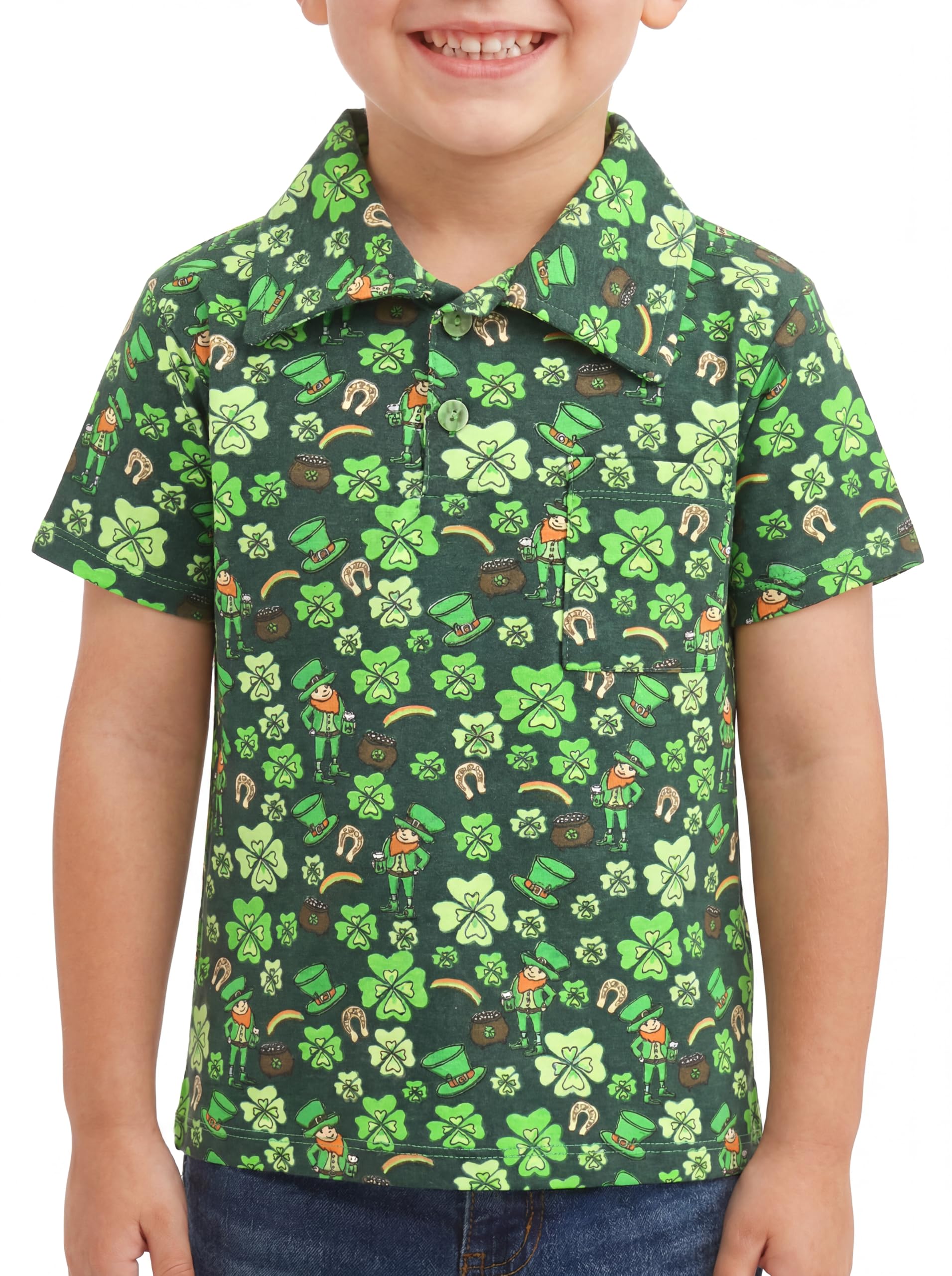 Unique Baby Moisture Wicking Kids Polo Shirts for Toddler Boys Polo Shirt