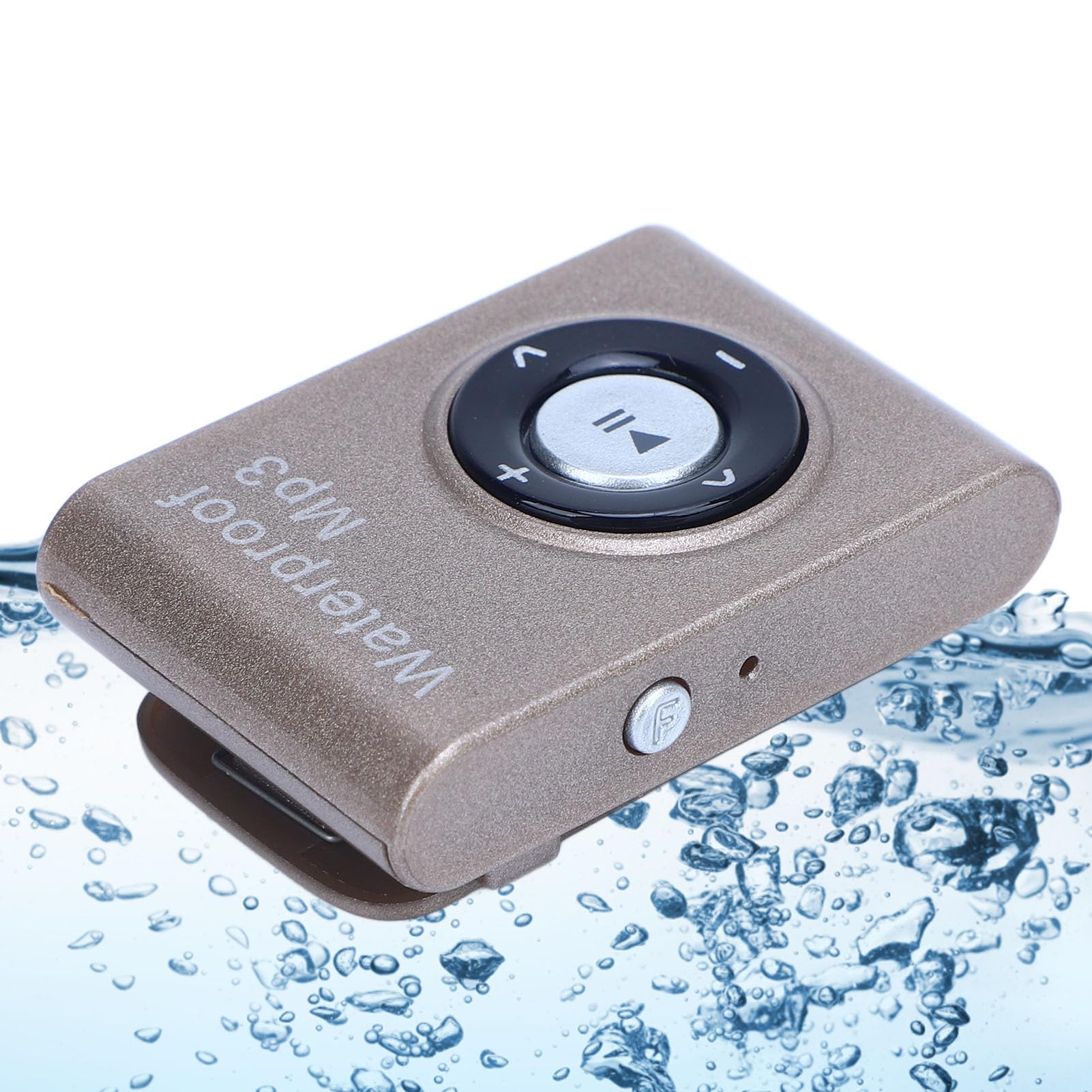 Jectse Lettore MP3 Impermeabile IPX8, Lettore Musicale Portatile da 8 GB con Clip Posteriore e Cuffie Impermeabili per Nuoto, Immersioni e Sport All'aria Aperta