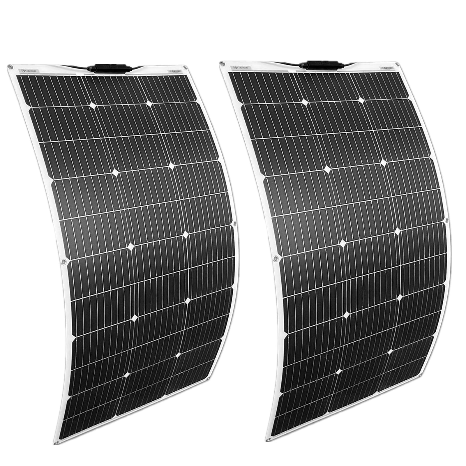 Amazon | 太陽光200Wパネル 18Vフレキシブルソーラーパネル単  