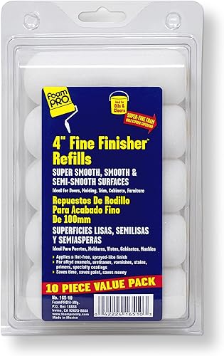 Miniatura 9 de FoamPRO Rodillo de acabado fino 164 espuma de alta densidad 4 pulgadas paquete de 1