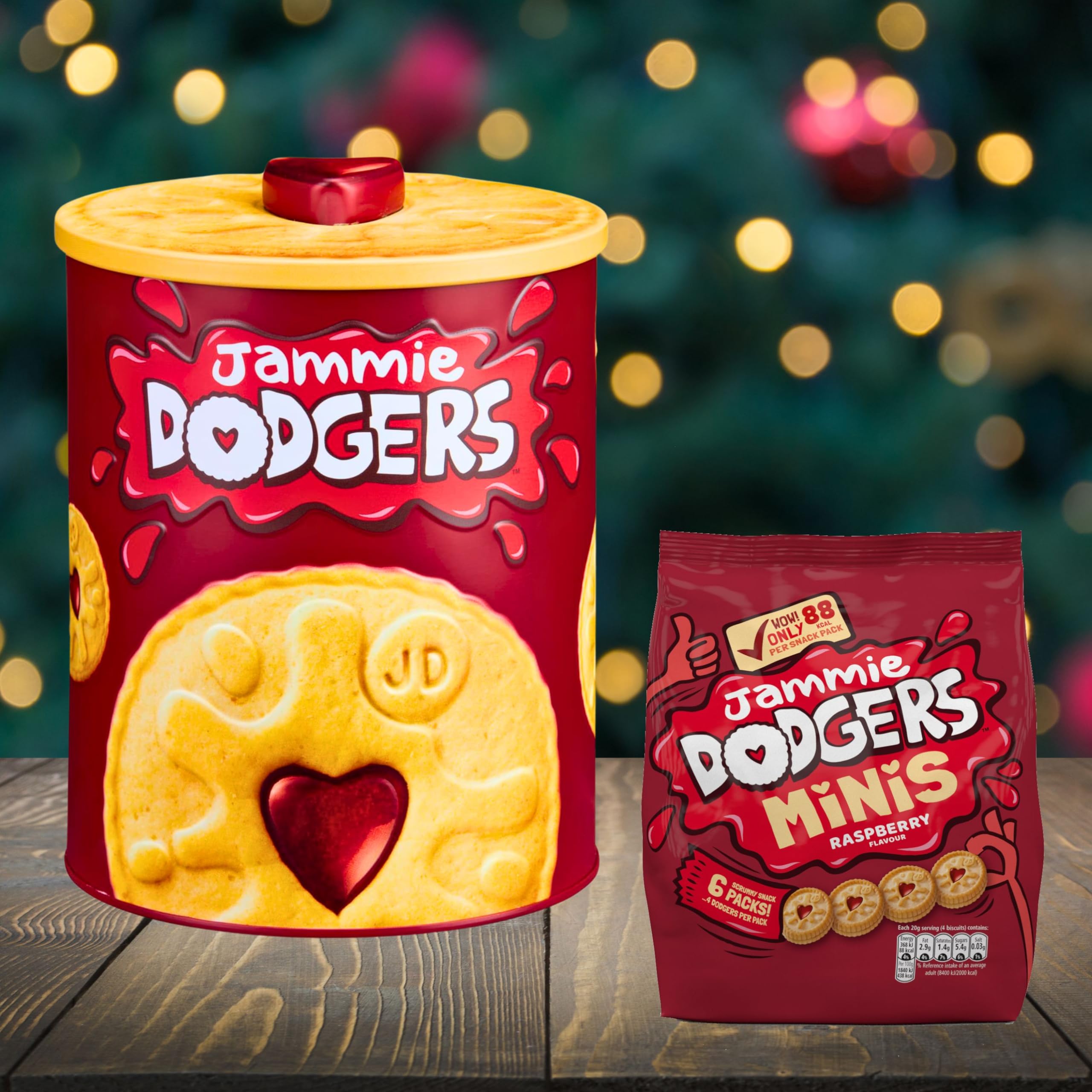 Biscuits Gift Set - Jammie Dodger Biscuit Barrel – Christmas