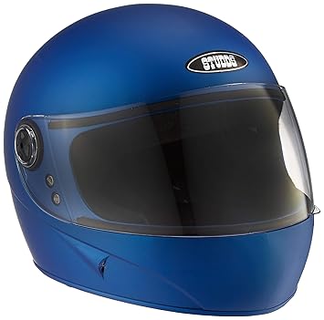 Studds Chrome SUPER Full Face Helmet (Matt Blue, XL)