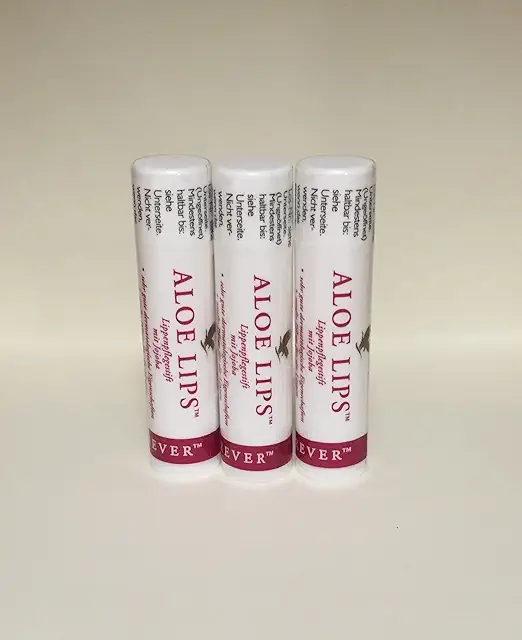 Forever Aloe Vera Lippenpflegestift - 3er Pack mit Jojoba-Öl