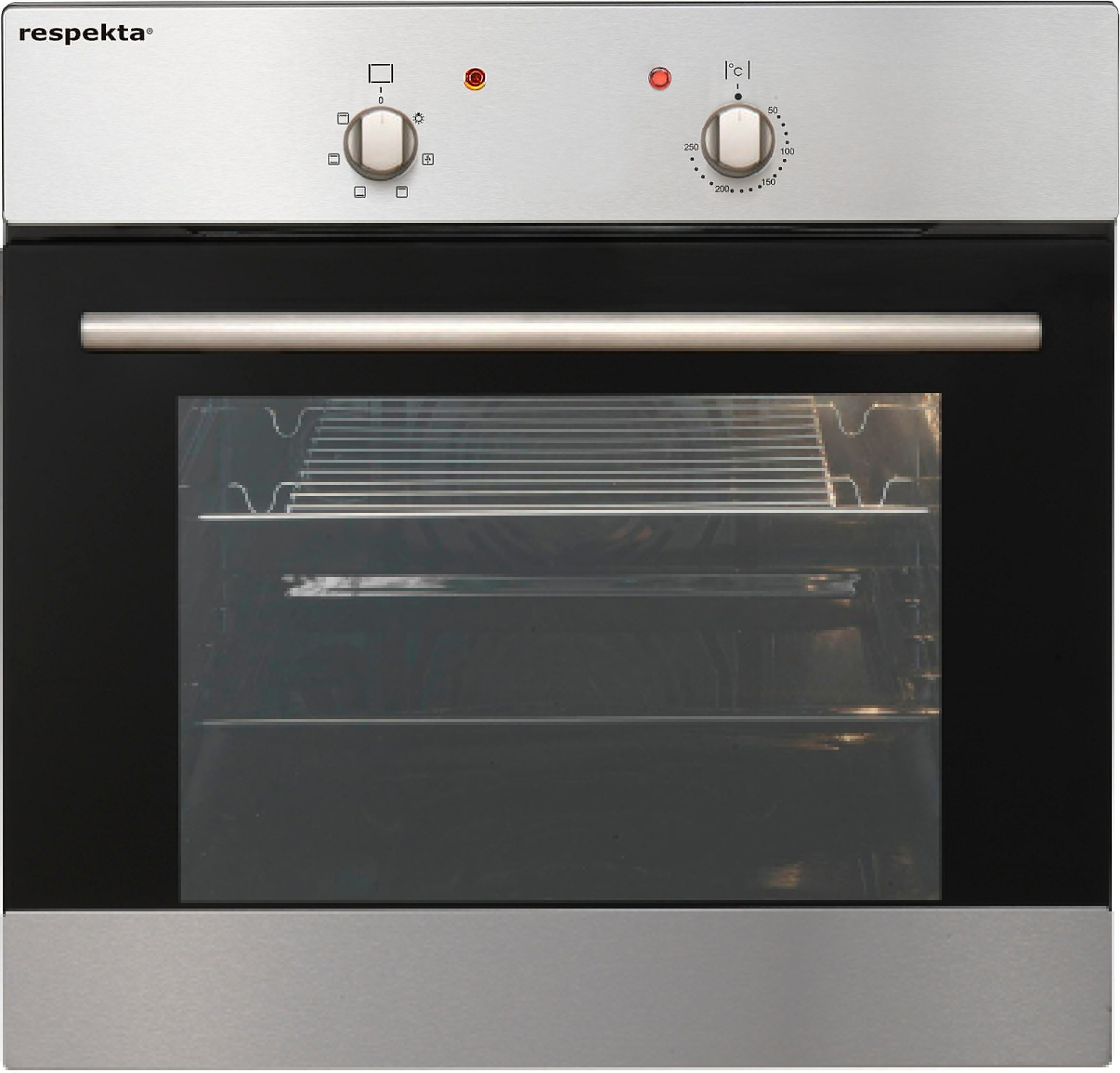 respekta Küchenzeile Oliver KB300EYS Schwarz 300 cm Breite mit Elektrogeräten