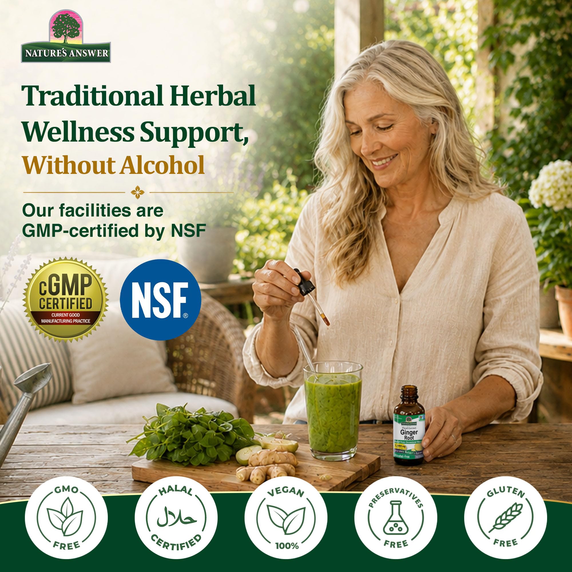 Nature's Answer Alcohol-Free Red Clover Extract Supplement, 1-Fluid Ounce | Natural Mood Support | Hormone Balance for Women | Menopausal Support — Amazon image 4