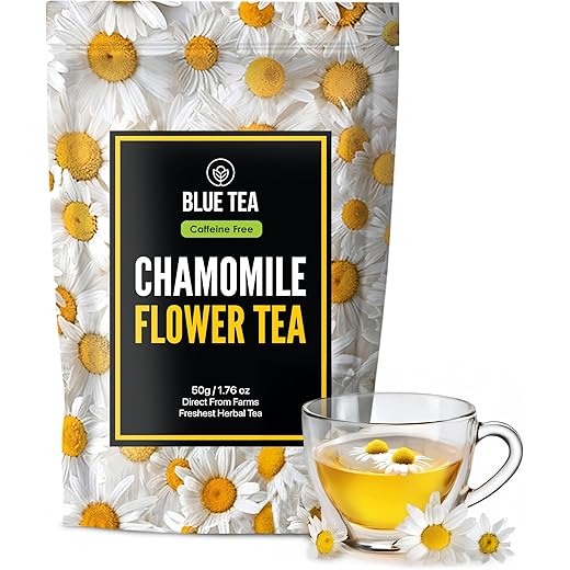 BLUE TEA Chamomile Tea For Sleep 50 gm 50 Cups SLEEP & REL