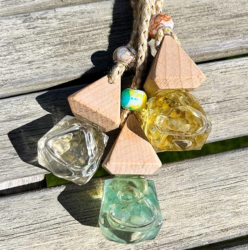 Miniatura 6 de Difusor de fragancia para el hogar y el automóvil, prisma de cristal de cuarzo, aroma a rami