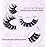 False Eyelashes Russian Strip Lashes Volume Fake Eyelashes Extension D-Curly Wispy Handmade Soft Reusable 14 Pairs Lashes Pack