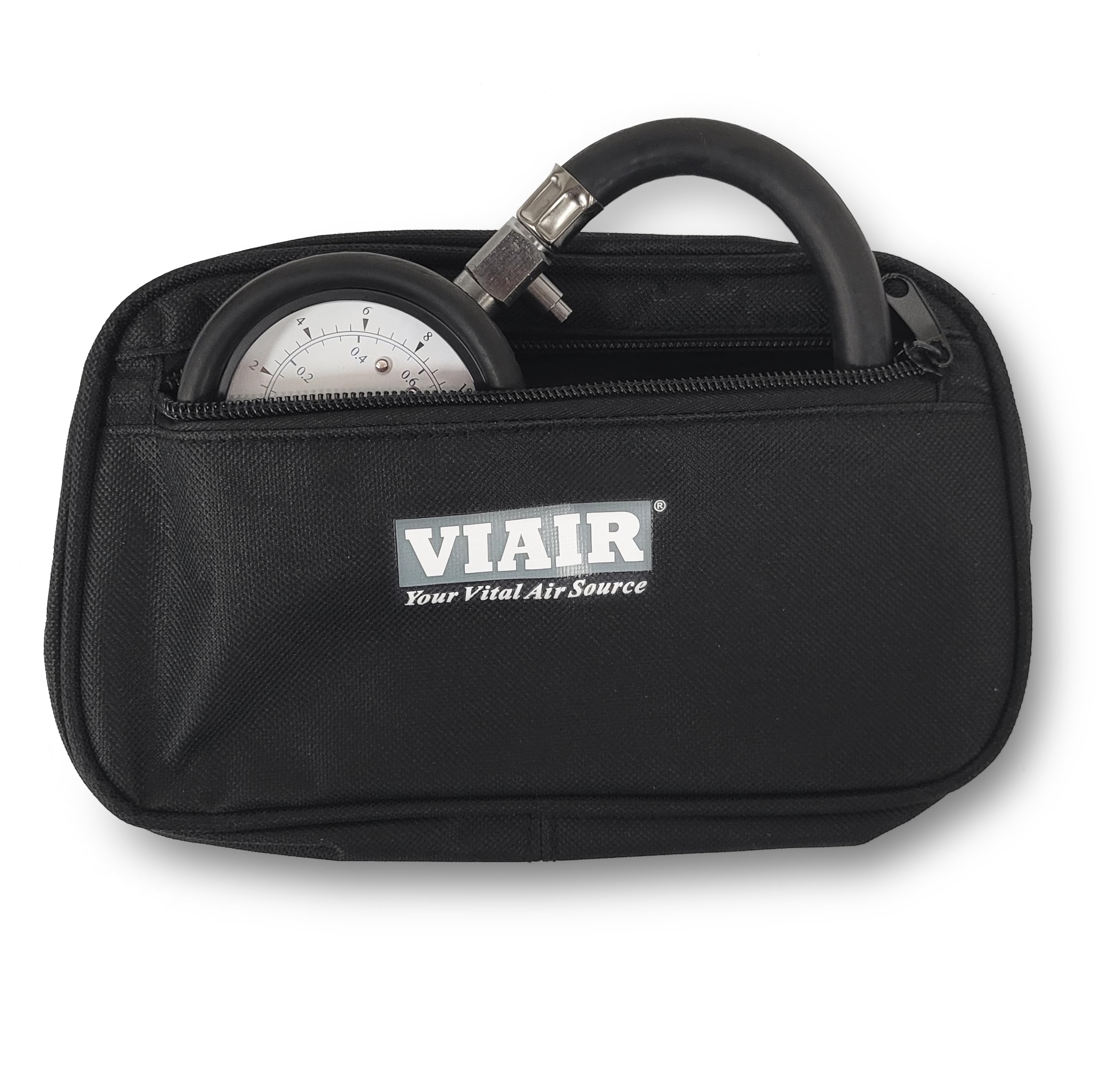 Viair 90059 6,3 cm Manomètre 0–15psi (avec tuyau et pochette de rangement)