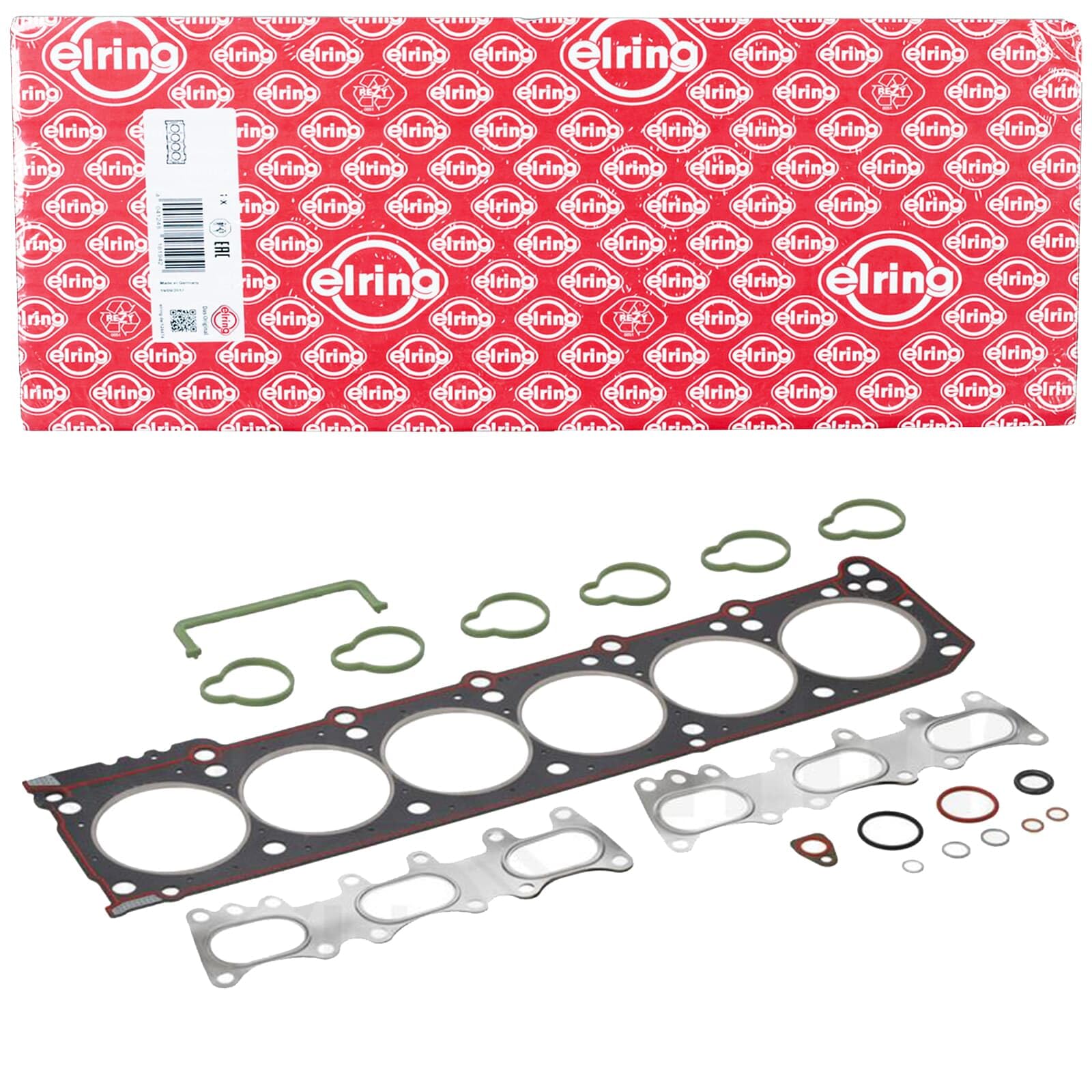 Elring 900.125 - Kit Guarnizioni Testata Motore, Testata | Compatibile con: GM KOREA KORANDO, MUSSO, MERCEDES-BENZ 124 Coupe, 124 Stufenheck, 124 T-Model, C-CLASS, E-CLASS, E-CLASS