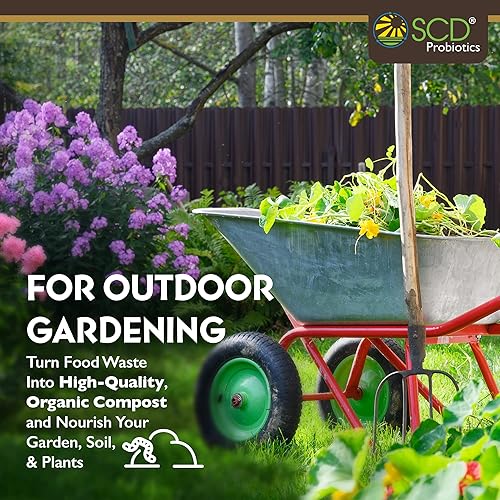 Vista 4 de Iniciador de compost Bokashi para todas las estaciones de 5.5 lb - Salvado Bokashi seco para contenedor de compost de cocina, composta alimentos