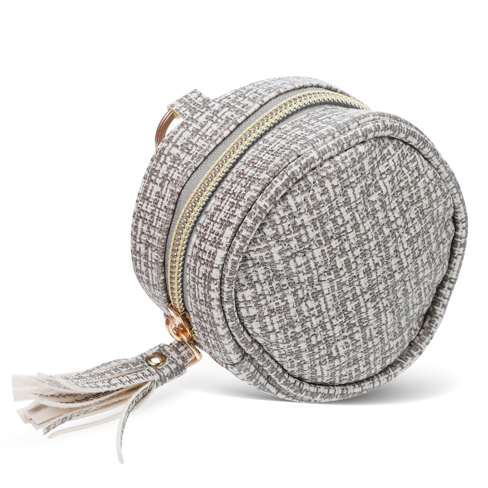 Healeved Soft Pu Leather Bag Portable Pouch Clip Stylish Organizer for Diapers Accessories