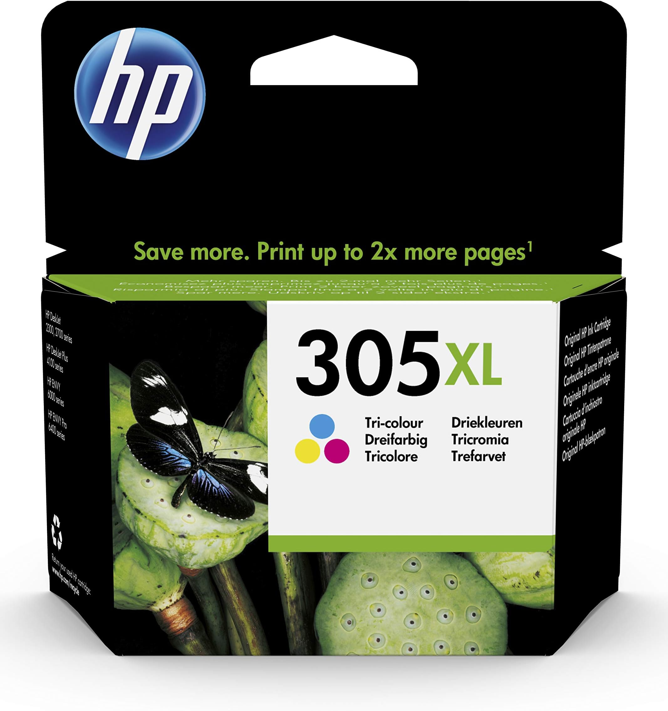HP 305XL 3YM63AE Original Druckerpatrone Farbe Mit Hoher Reichweite hp-305xl-3ym63ae-original-druckerpatrone-farbe-mit-hoher-reichweite