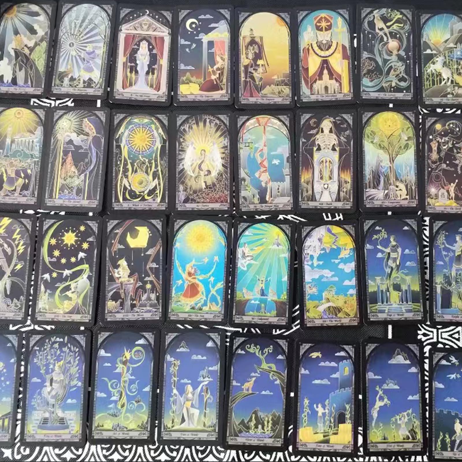 mrdiyshisha Broken Mirror Tarot in A Tin, Pocket Edition Gilded