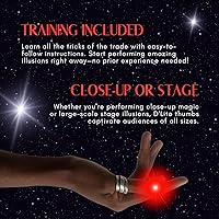 Vista 6 de D'lite Juego de Trucos de Luz de Pulgar Mágico / 2 Dedos Mágicos de Luz Ultra Brillante Originales Increíbles - Trucos de Magia de Primer Plano