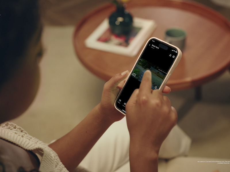 eufy mobile app for live camera view with control