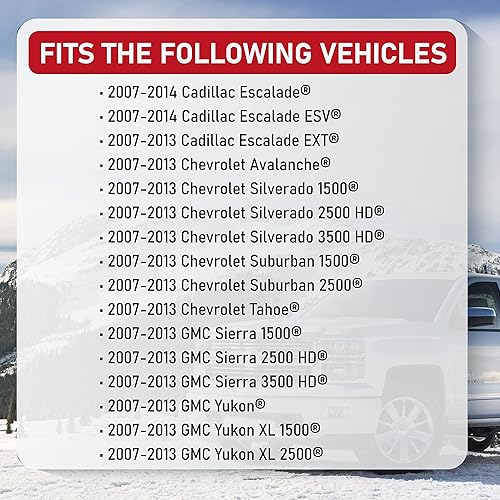 Miniatura 5 de Kit de repuesto de tapa de consola central con pestillo, compatible con Chevy, GMC, Cadillac - 2007-2013 - Silverado 1500, Avalanche, Tahoe,