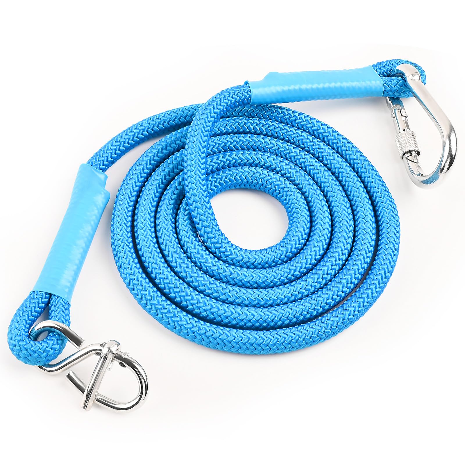 DONILIGA Adjustable Tree Swing Rope, Tree Swing Strap - Suitable for Outdoor Swings, Hammocks, and Amusement Parks Rope Extensions - Length 5.9 FT (71