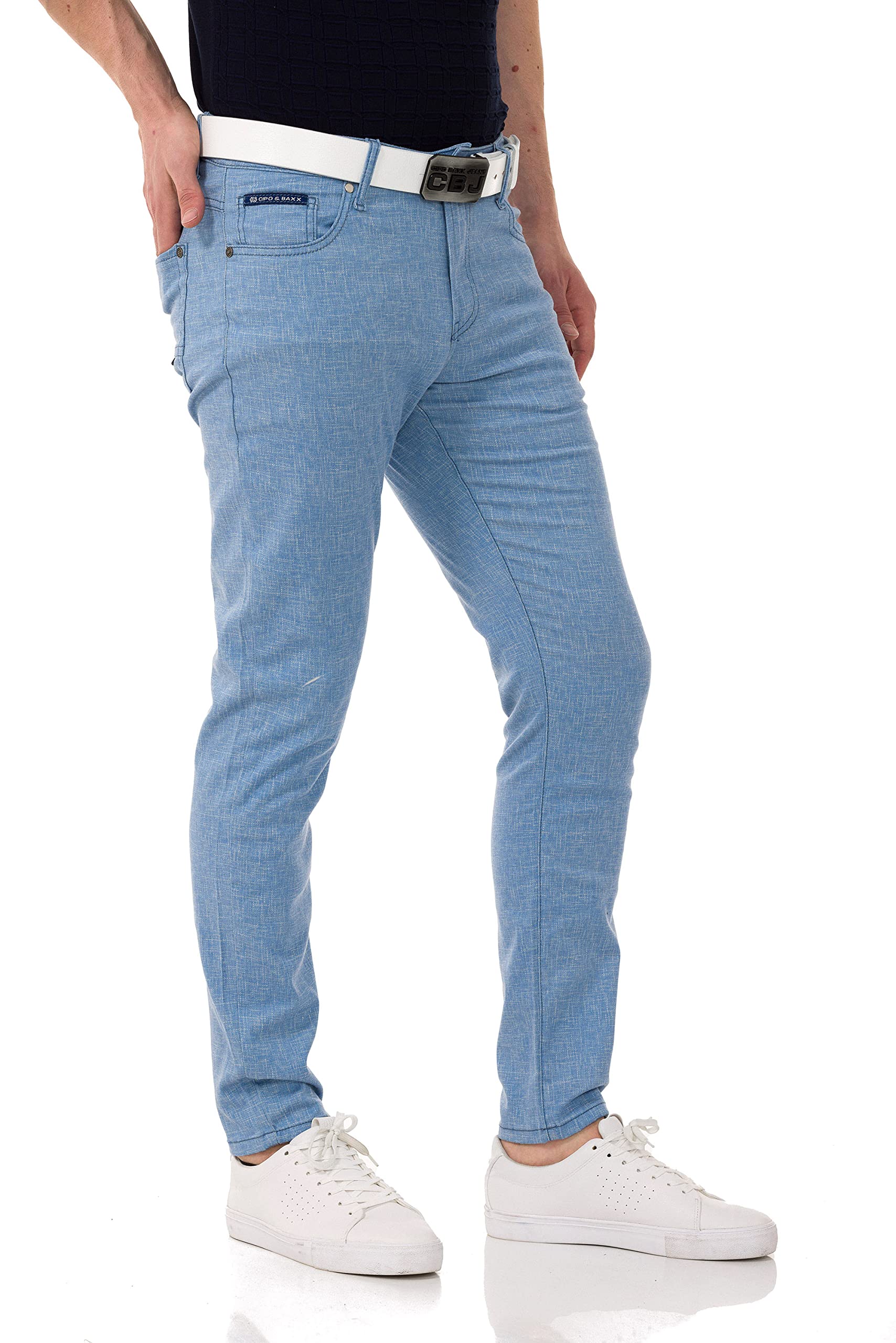 Cipo & Baxx Herren Hose | Modern & Stilbewusst | Hochwertiges Design | für Alltag, Freizeit & Besondere Anlässe