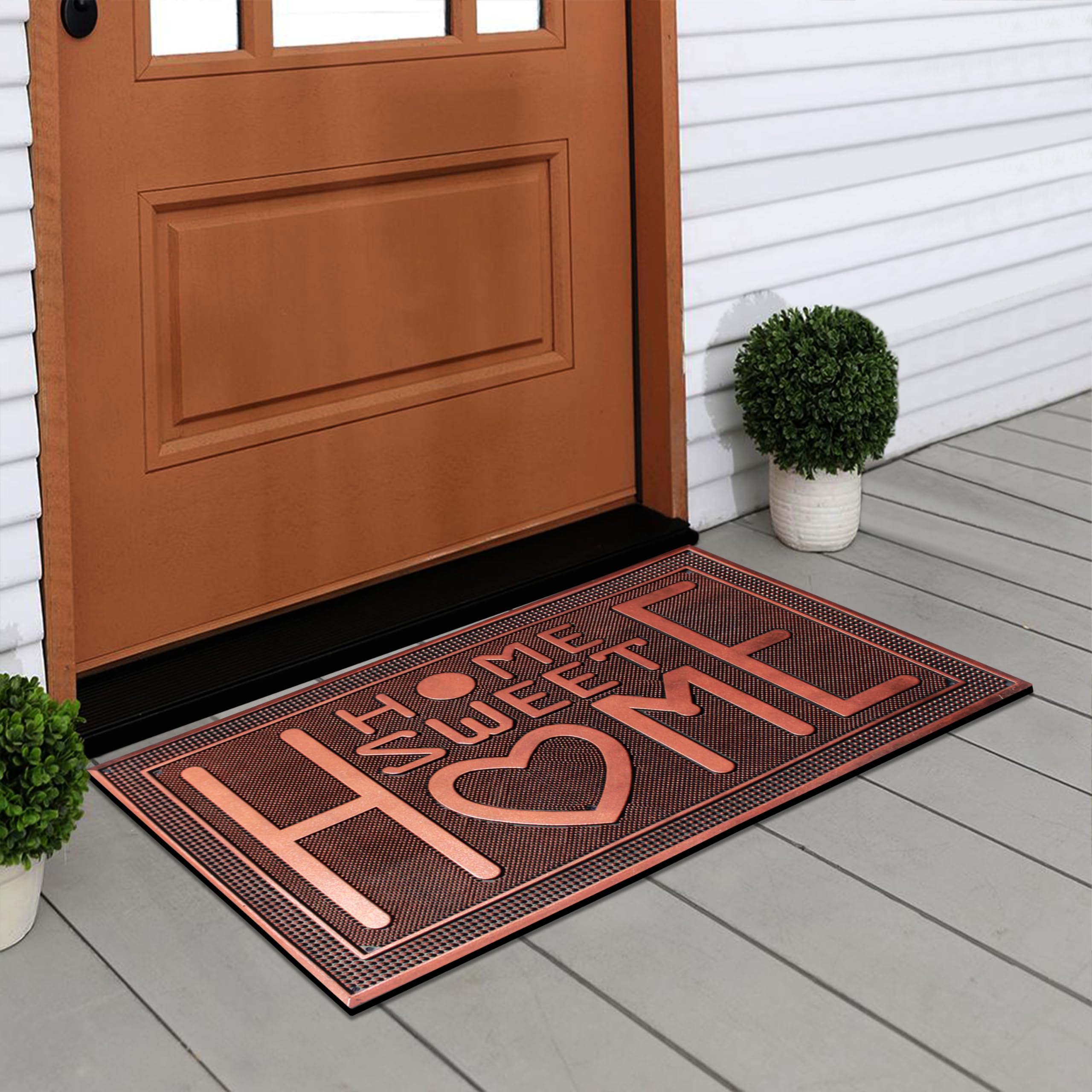 Amazon.com : A1 Home Collections A1HC Rubber Welcome Doormat for