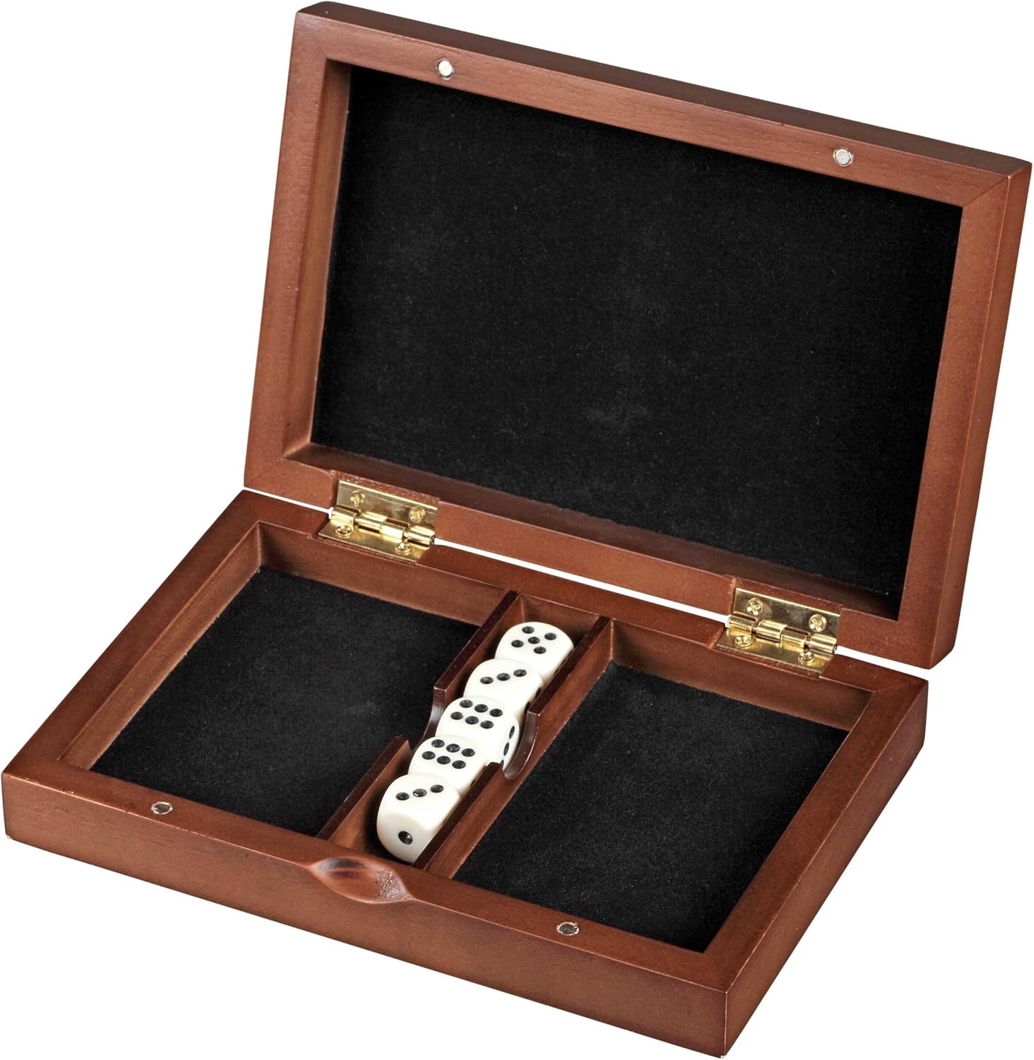 Philos 6656 – Card Set Rummy with Dice, Wood