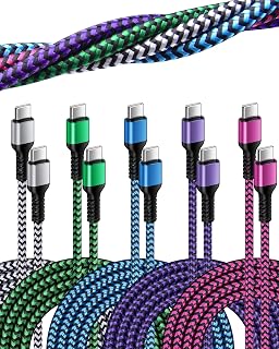 C to C Cable for iPhone 17e 17 Air/17Pro/16e/16 Pro/16 Pro Max/16 Plus/15 Pro Max/15Pro/Plus, USB C to USBC Cord Auto Car Cargador Wire for Samsung Charger Fast Charging, Android Phone Cable-6FT