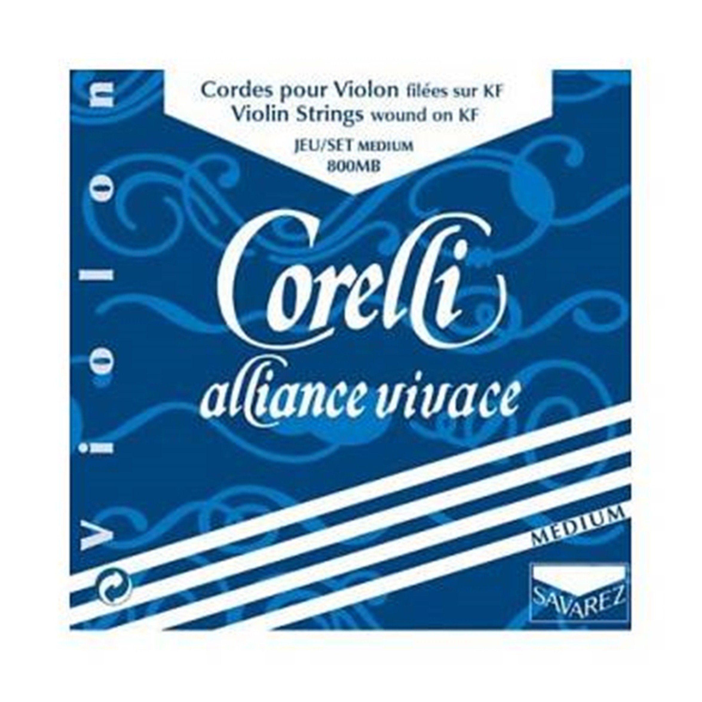 Corelli Saiten Violine Alliance Satz mit Kugel Medium 800MB