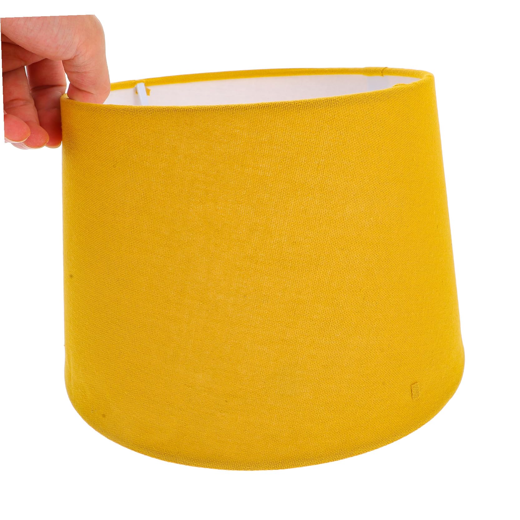DOITOOL Pantalla de Lámpara de Mesa y Pie E27/e14 Cubierta de Tela Rústica Ajustable Pantalla de Lámpara Colgante para Dormitorio Estilo Campestre Opción Repuesto 1 Unidad