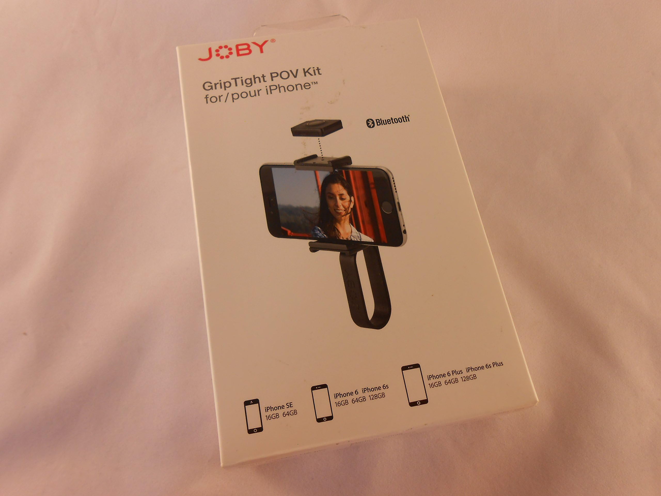 JOBY GripTight POV Kit- Image Stabilizer w/Bluetooth Remote for Apple/Android Smartphones BLACK