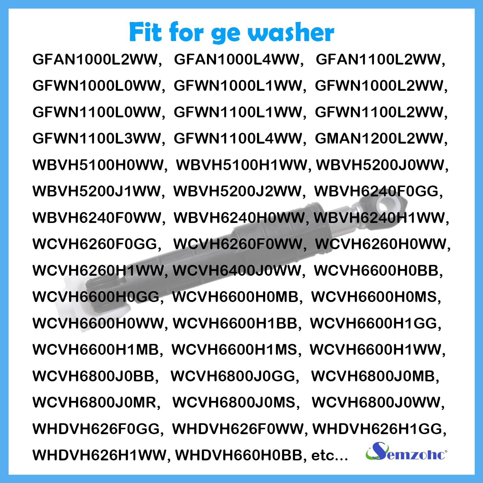 Ammortizzatori Lavatrice Ge 4 Ammortizzatori/guarnizioni Di Ricambio Per Lavatrice GE - Compatibili Con WH01X10343 E Altri Modelli Kit 4 Ammortizzatori Per Lavatrice - Foto 7