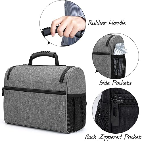 Miniatura 4 de CURMIO Bolsa de kit de barman, bolsa de transporte portátil de viaje con mango de goma para juego de herramientas de bar, para el hogar, interior y