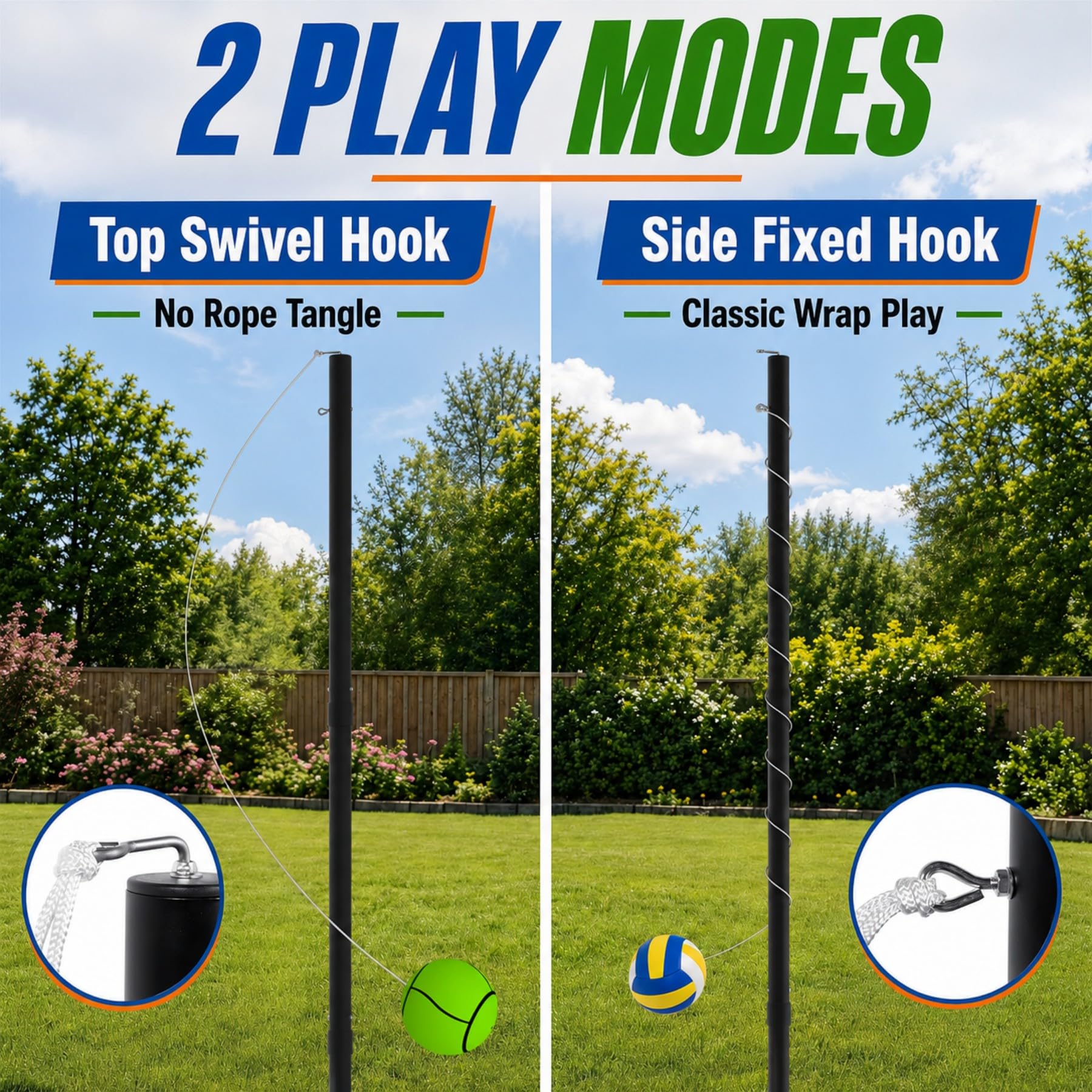Tetherball-Set, 2,7 m