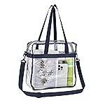 Oraben clear bag for stadium events 12x6x12 Clear Tote Bag Clear Bag for Work, Sports Games and Concerts