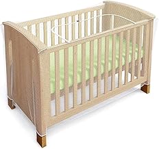 Luigi's Insektenschutz Baby und Gitterbetten - Moskitonetz Babybett und Kinderbett mit Reißverschluss - Insektenschutz Babybett - Schutz vor Insekten für Reisebett