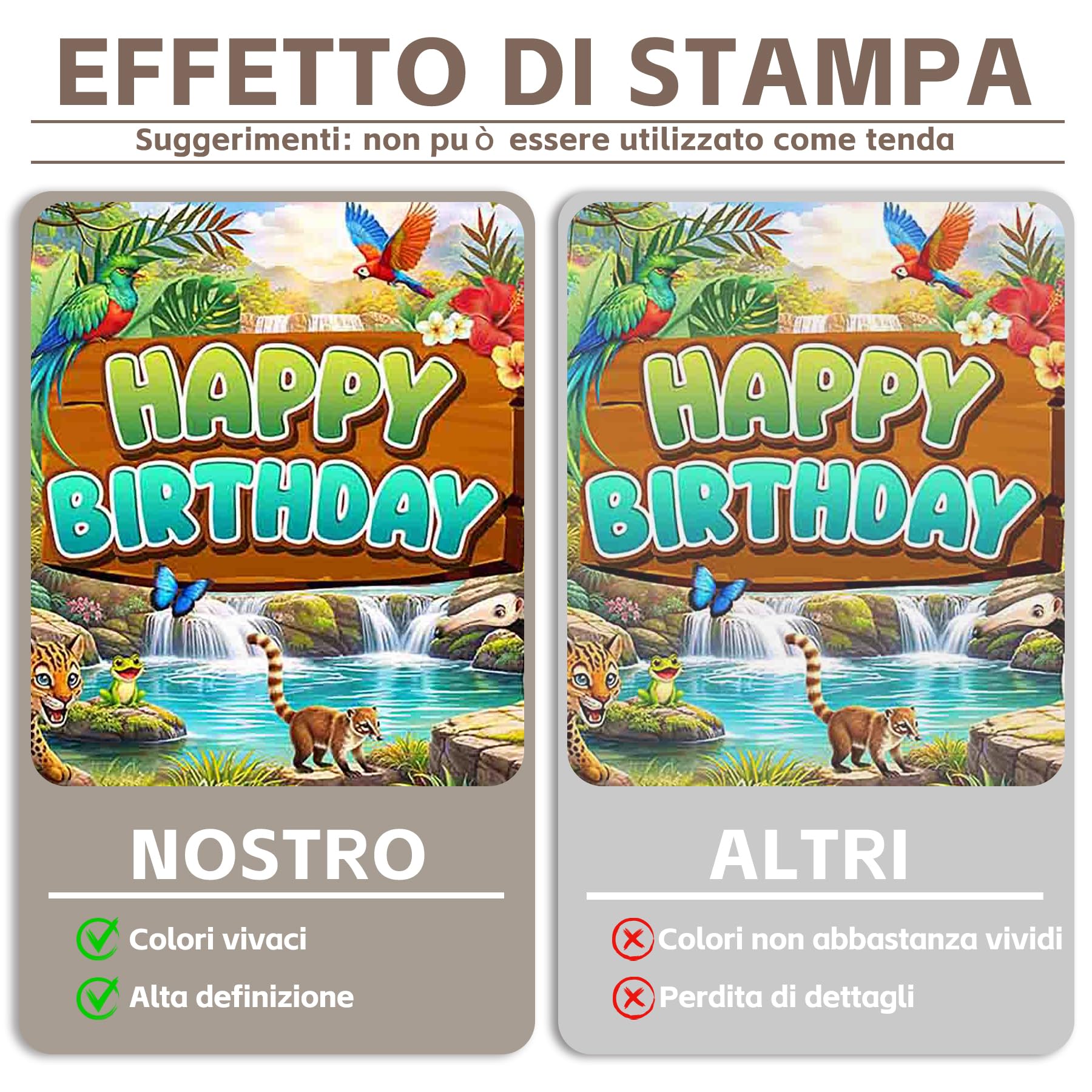 Luminora 2,1x1,5m Sfondo Foresta Giungla Selvatica Tropicale | Tigre Leone Elefante, Arazzo Animali Safari, Striscione Festa di Compleanno, Decorazioni, Accessori per Cabina Foto Luminora 2,1x1,5m Sfondo Foresta Giungla Selvatica Tropicale | Tigre Leone Elefante, Arazzo Animali Safari, Striscione Festa di Compleanno, Decorazioni, Accessori per Cabina Foto