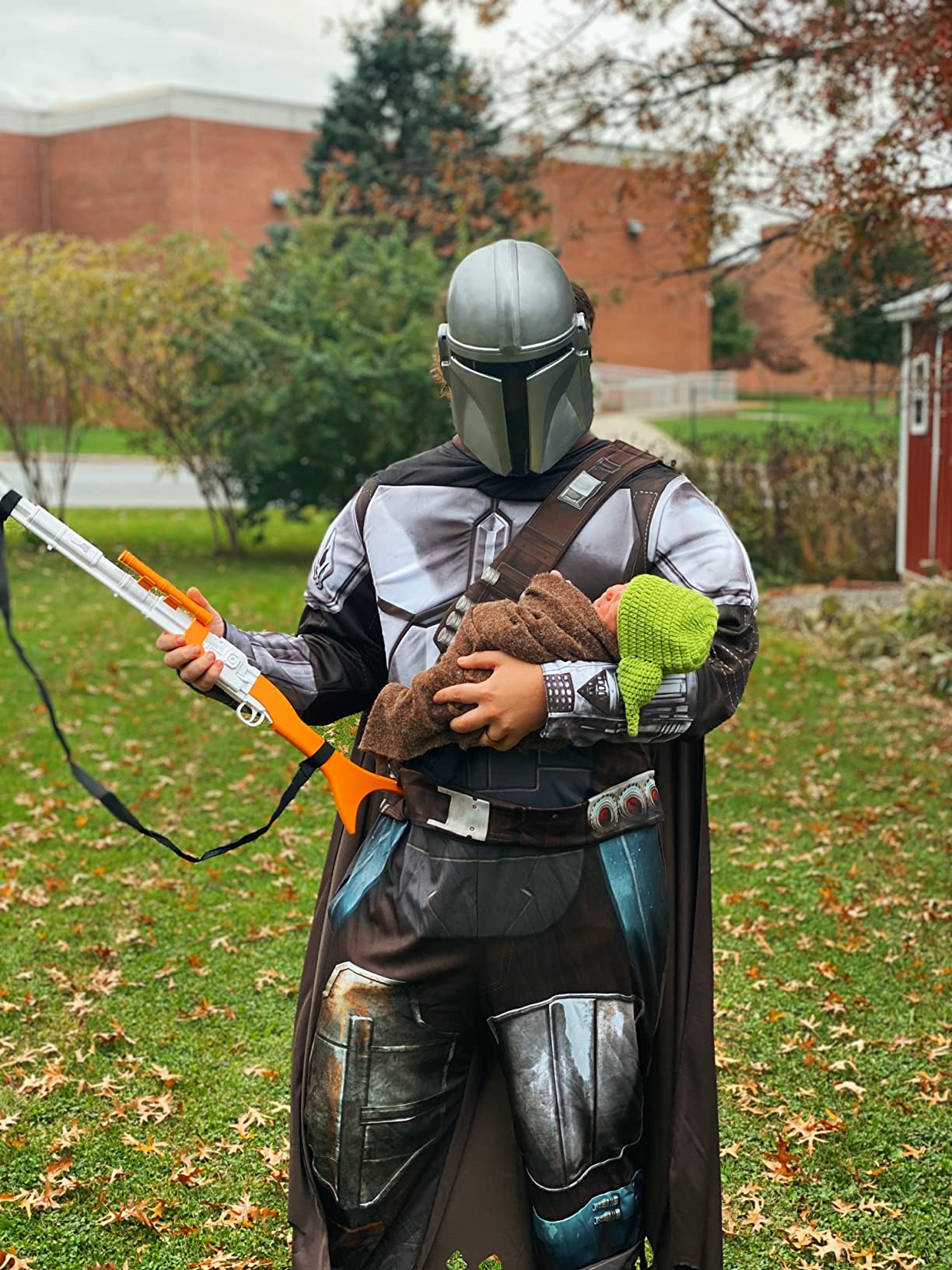 Death Trooper Costume Elite Stormtrooper Mandalorian Adult with Mask