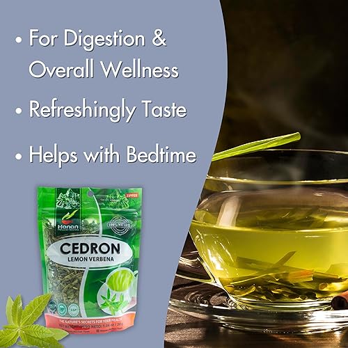 Miniatura 4 de Hanan Hierbas sueltas de verbena limón (Cedron) - Té de hierbas totalmente natural de Beebrush de los Andes de Perú en recetas de cocina, popurrí,